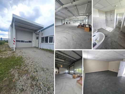Produktionshalle zur Miete provisionsfrei 3.326 € 842 m² Lagerfläche Niedersynderstedt Blankenhain 99444