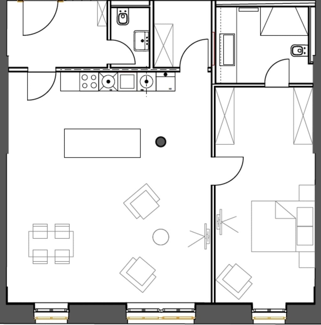 Wohnung zur Miete Wohnen auf Zeit 4.200 € 2 Zimmer 50 m²<br/>Wohnfläche ab sofort<br/>Verfügbarkeit Schwere-Reiter-Straße Schwere-Reiter-Straße München 80797