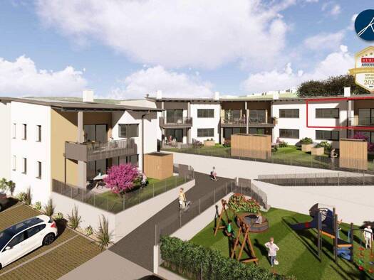 Terrassenwohnung zur Miete - Erstbezug 942 € 3 Zimmer 78,6 m² 1. Geschoss Langenloiser Straße 15 Lengenfeld 3552