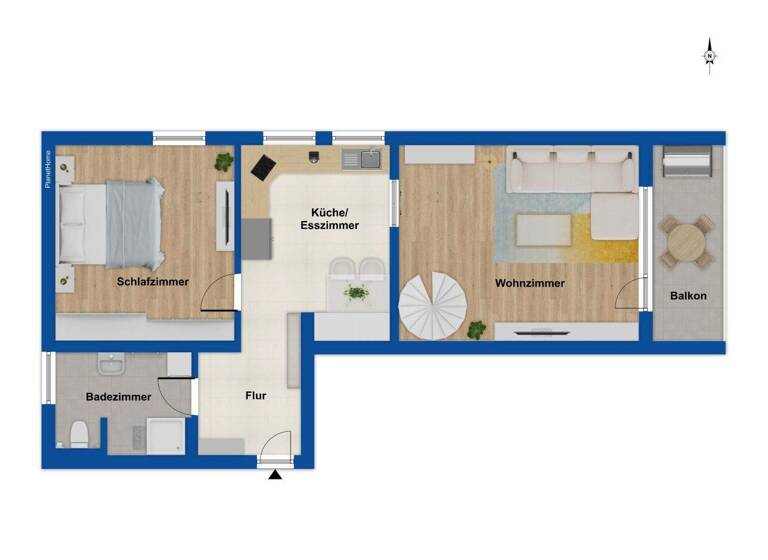 Wohnung zum Kauf 419.000 € 4 Zimmer 133,8 m² Riedenburg Bad Füssing 94072