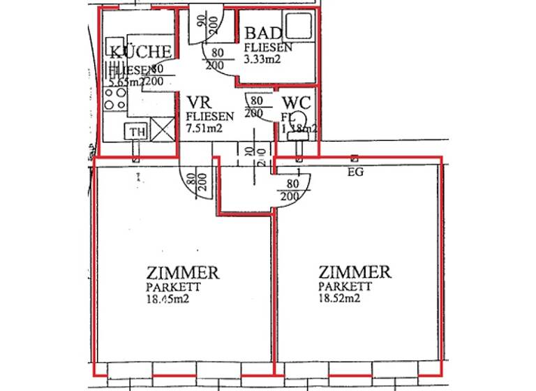 Wohnung zur Miete Wohnen auf Zeit 1.250 € 2 Zimmer 56 m² frei ab sofort Wien 1170