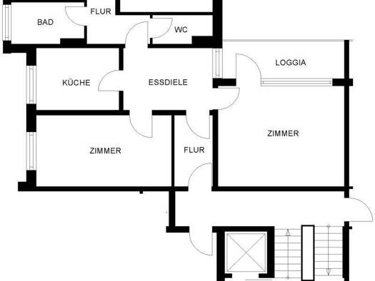 Wohnung zur Miete 673 € 4 Zimmer 90,7 m² 5. Geschoss Osterkampsweg 140 Eversten Oldenburg 26131