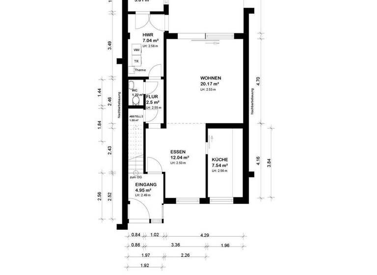 Reihenmittelhaus zum Kauf 299.000 € 4 Zimmer 117 m² 248 m² Grundstück frei ab 01.06.2026 Kattenturm Bremen 28277