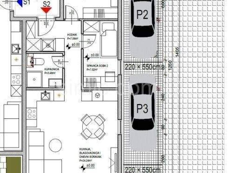 Wohnung zum Kauf 200.000 € 2 Zimmer 59 m² Kastela