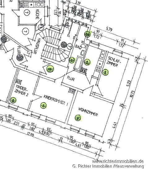 Wohnung zur Miete 560 € 4 Zimmer 90 m²<br/>Wohnfläche 2.<br/>Geschoss Dammstraße 19 Silberhofviertel Freiberg 09599