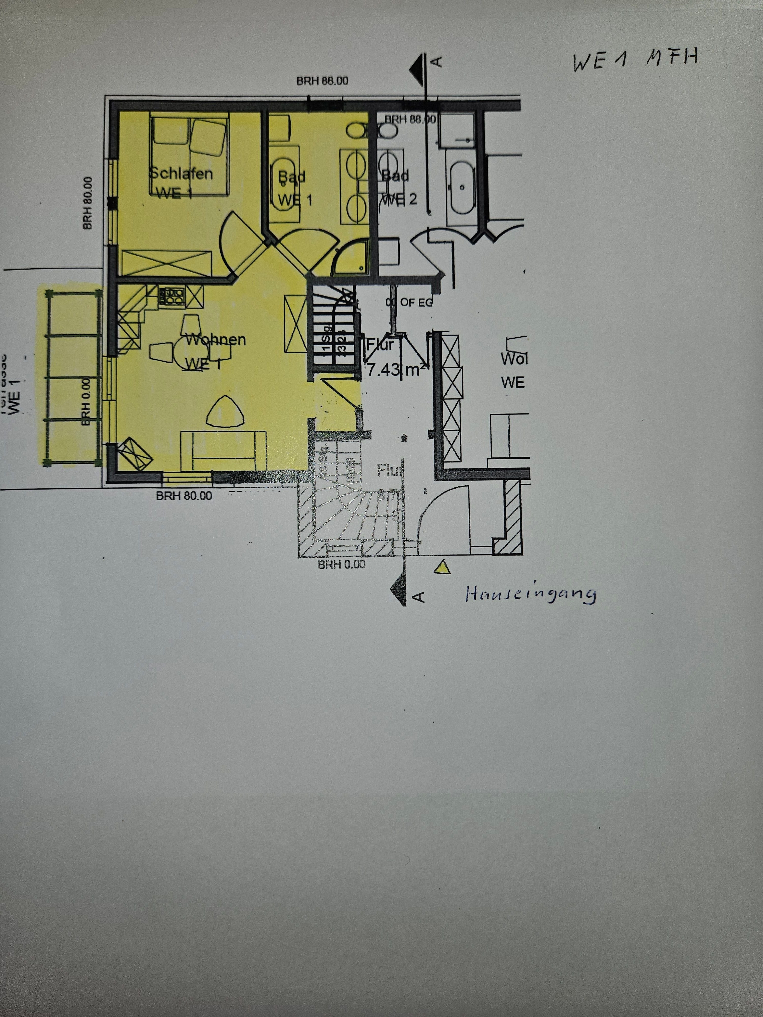 Wohnung zur Miete 507 € 2 Zimmer 53 m²<br/>Wohnfläche EG<br/>Geschoss ab sofort<br/>Verfügbarkeit Gartenstraße 3 Ilfeld Harztor 99768