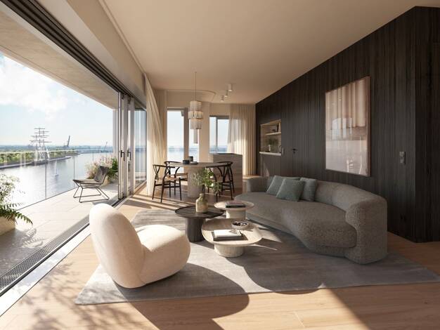 Studio zum Kauf - Erstbezug provisionsfrei 789.000 € 2 Zimmer 61 m² 2. Geschoss HafenCity Hamburg 20457