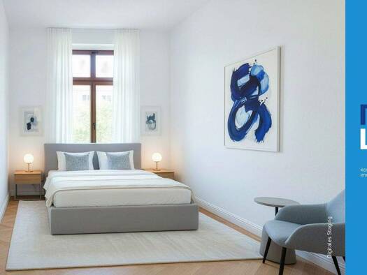 Wohnung zum Kauf als Kapitalanlage geeignet 164.500 € 2 Zimmer 55,6 m² Kurt-Eisner-Straße 36 Südvorstadt Leipzig 04275