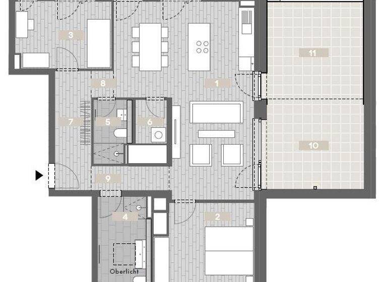 Wohnung zum Kauf provisionsfrei 960.000 € 3 Zimmer 112,1 m² 5. Geschoss Darwinstr. 9 Bahnstadt Heidelberg 69115