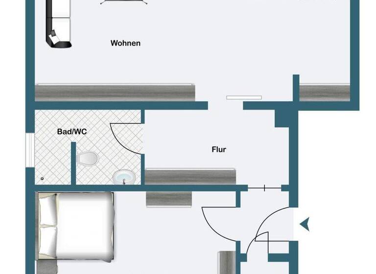 Wohnung zum Kauf 340.000 € 2 Zimmer 47 m² Bornheim Frankfurt am Main 60385