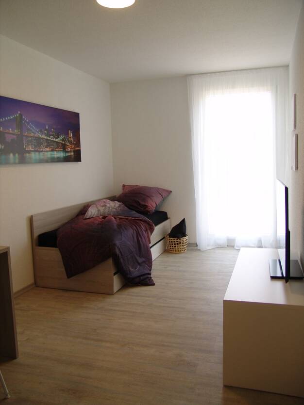 Wohnung zur Miete 455 € 1 Zimmer 25,5 m² EG Regensburger Straße 39 Schlachthofviertel Ingolstadt 85055