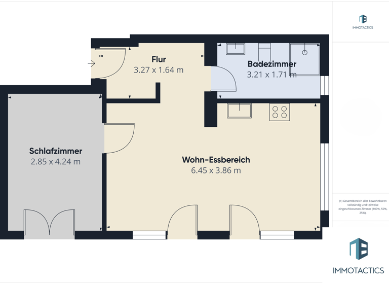 Wohnung zum Kauf 139.000 € 2 Zimmer 41 m² EG Idar-Oberstein 55743