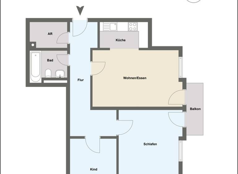 Wohnung zur Miete 1.120 € 3 Zimmer 93 m² Mainaschaff 63814