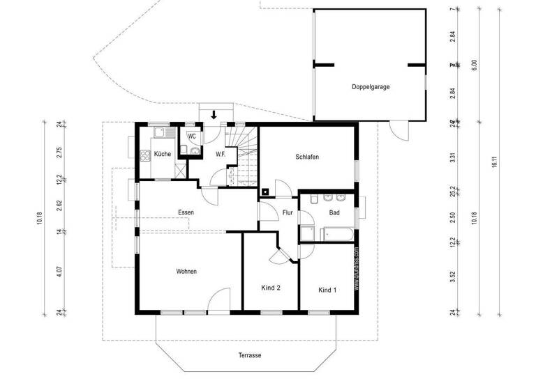 Mehrfamilienhaus zum Kauf 592.000 € 6 Zimmer 181 m² 689 m² Grundstück frei ab sofort Dösingen Westendorf 87679
