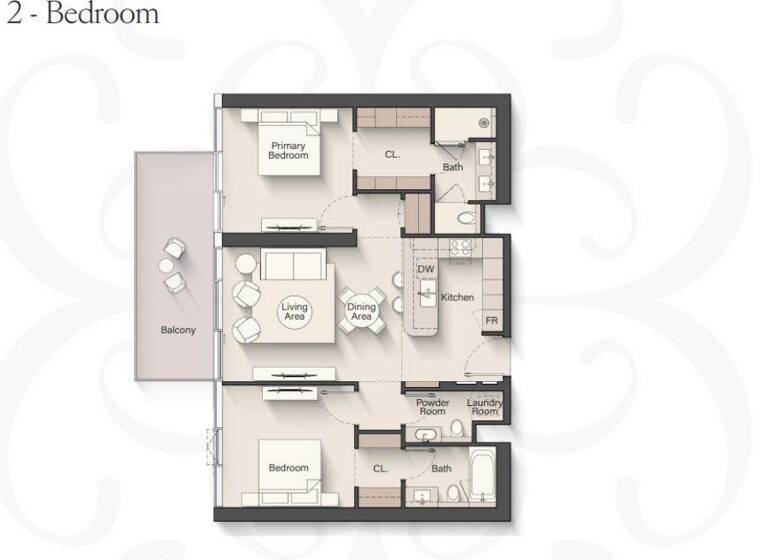Wohnung zum Kauf - Erstbezug provisionsfrei 946.860 € 3 Zimmer 111,5 m² Dubai