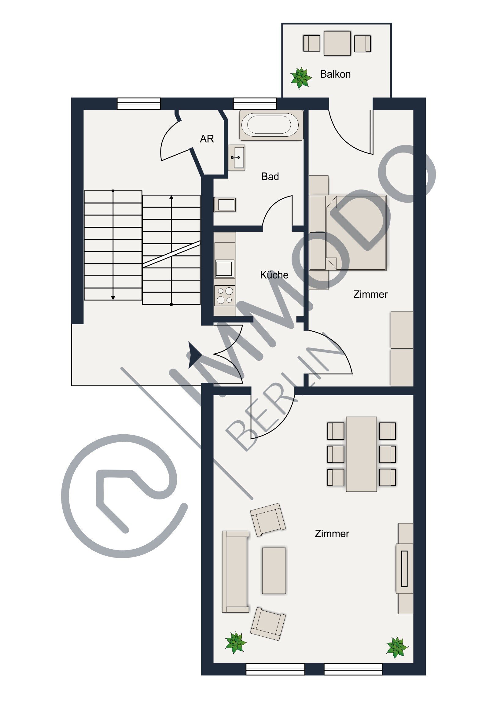 Maisonette zum Kauf 690.000 € 4 Zimmer 100 m²<br/>Wohnfläche 3.<br/>Geschoss Charlottenburg Berlin 10585