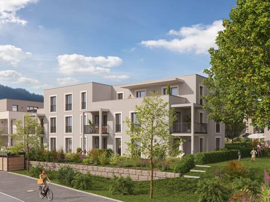 Wohnung zum Kauf - Neubau 354.500 € 2 Zimmer 51,1 m² EG Am Elzufer 25b Kollnau Waldkirch 79183