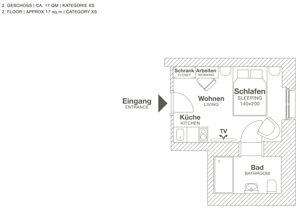 Wohnung zur Miete Wohnen auf Zeit 1.961 € 1 Zimmer 18 m²<br/>Wohnfläche 20.03.2025<br/>Verfügbarkeit Wielandstraße Charlottenburg Berlin 10707