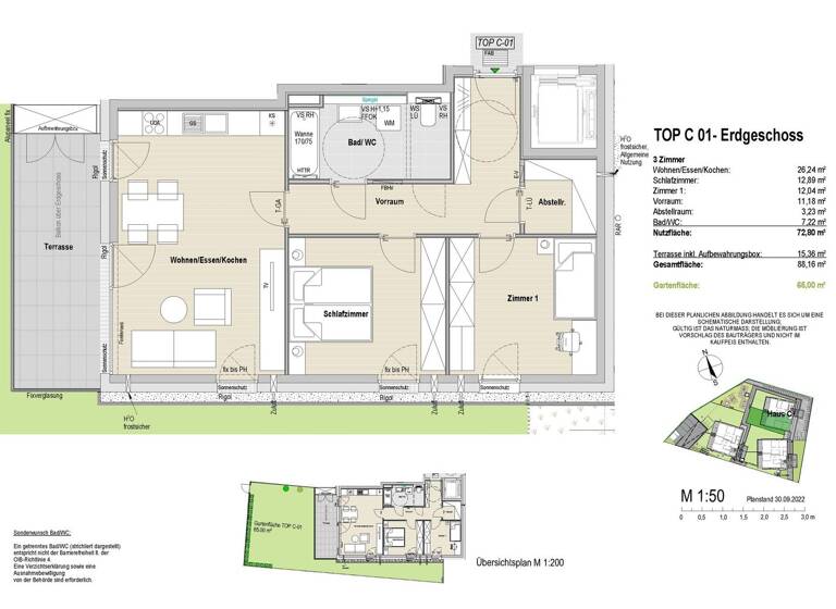 Wohnung zum Kauf - Erstbezug provisionsfrei 699.800 € 3 Zimmer 72,8 m² Gnigl Salzburg 5020