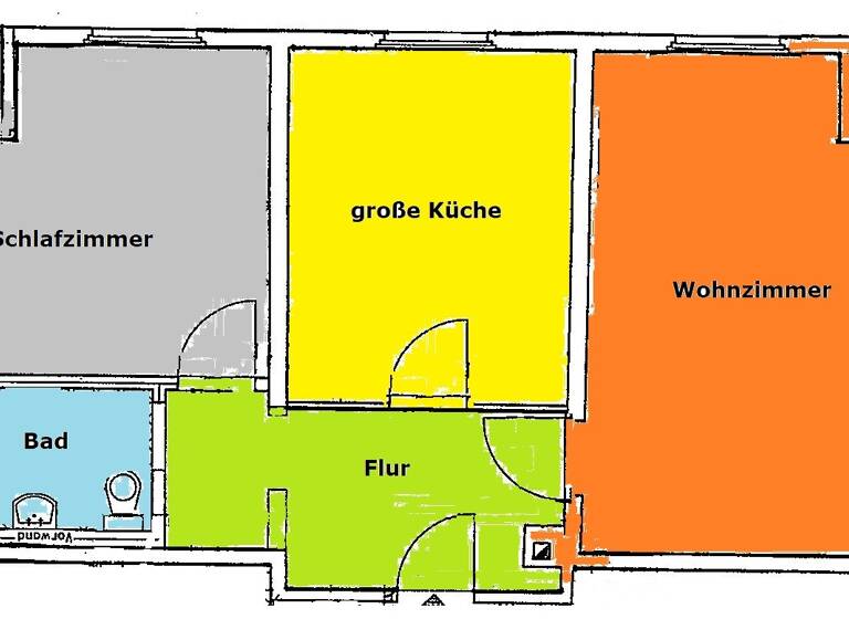 Wohnung zur Miete 382 € 2 Zimmer 63 m² Neumarkt 12 Löbau 02708