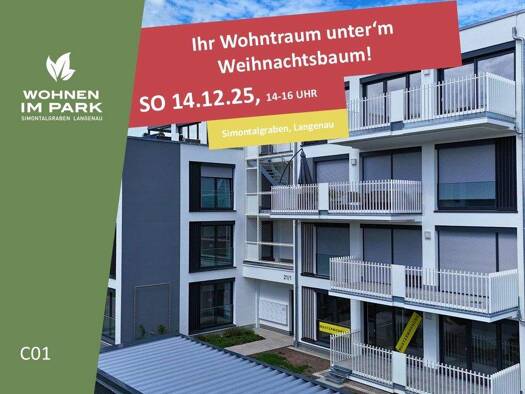 Wohnung zum Kauf - Neubau provisionsfrei 413.900 € 3 Zimmer 79,4 m² EG Am Simontalgraben 23 Langenau 89129