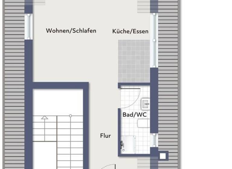 Wohnung zum Kauf 175.000 € 2 Zimmer 32 m²<br/>Wohnfläche Dachgeschoss, 4.<br/>Geschoss Möttlingen Bad Liebenzell 75378