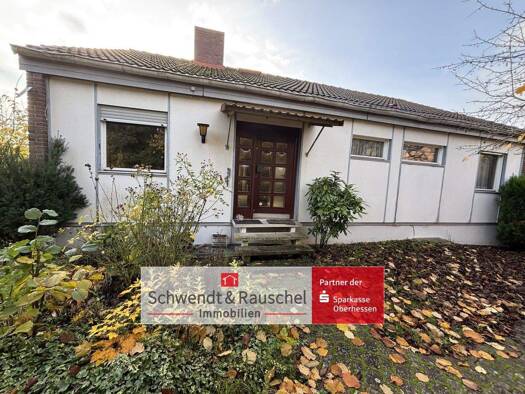 Bungalow zum Kauf 398.000 € 3 Zimmer 105 m² 925 m² Grundstück Rödgen Bad Nauheim 61231
