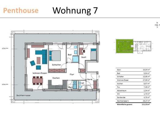 Wohnung zum Kauf provisionsfrei 646.990 € 3 Zimmer 111,6 m² 2. Geschoss Maidbronner Str. 3 Estenfeld 97230