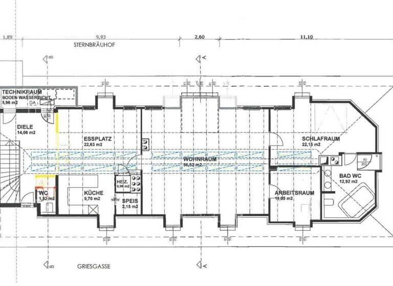 Wohnung zum Kauf 1.950.000 € 2,5 Zimmer 160 m² Salzburg 5020