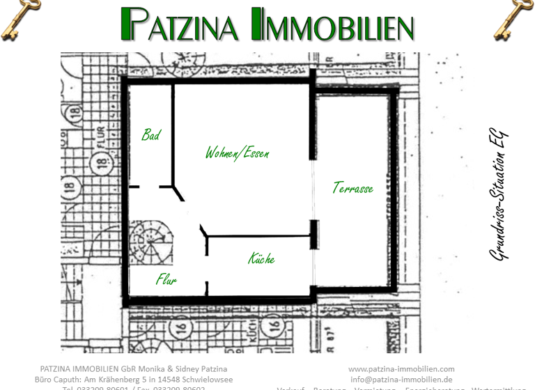 Wohnung zum Kauf 279.000 € 3 Zimmer 92 m² 2. Geschoss Schmerberger weg 92 A Caputh Schwielowsee 14548