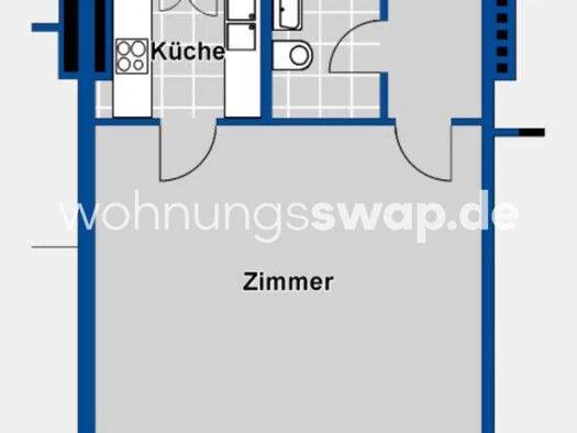 Studio zur Miete Tauschwohnung 469 € 1 Zimmer 46 m² EG Steilshoop Hamburg 22309
