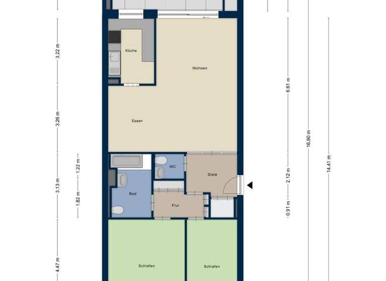 Wohnung zum Kauf 599.000 € 3 Zimmer 93,6 m² Lindenthal Köln 50931
