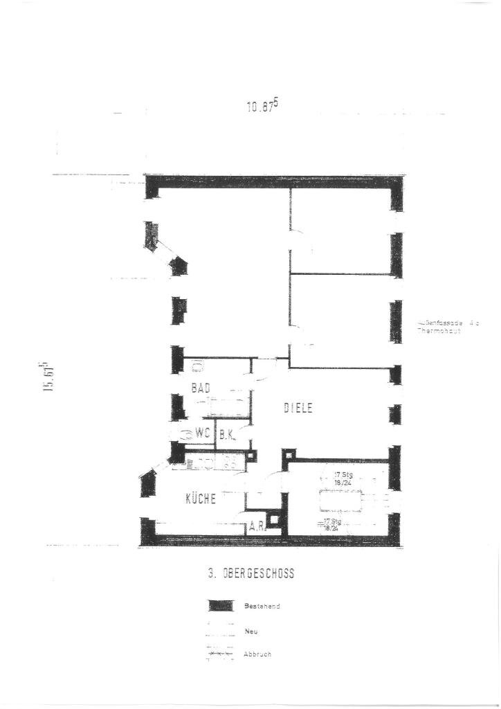 Wohnung zur Miete 1.095 € 4 Zimmer 120 m²<br/>Wohnfläche 3.<br/>Geschoss ab sofort<br/>Verfügbarkeit Glockenhof Nürnberg 90478