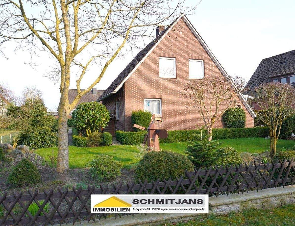 Immobilie in Lingen (Ems) - Gepflegtes Einfamilienhaus in idyllischer Siedlungslage auf Erbpachtgrundstück - Bild 0