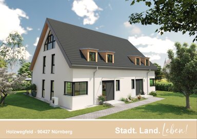 Doppelhaushälfte zum Kauf provisionsfrei 763.800 € 4 Zimmer 112,7 m² 292 m² Grundstück frei ab 01.12.2025 Holzwegfeld Buch Nürnberg 90427