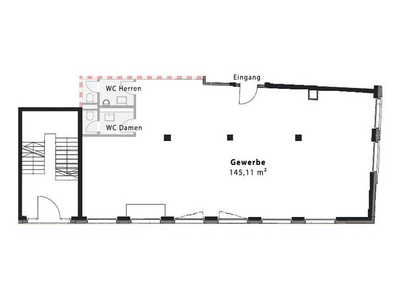Laden zur Miete - Erstbezug provisionsfrei 2.394 € 145,1 m² Verkaufsfläche Riebeckstraße 62 Reudnitz-Thonberg Leipzig 04317