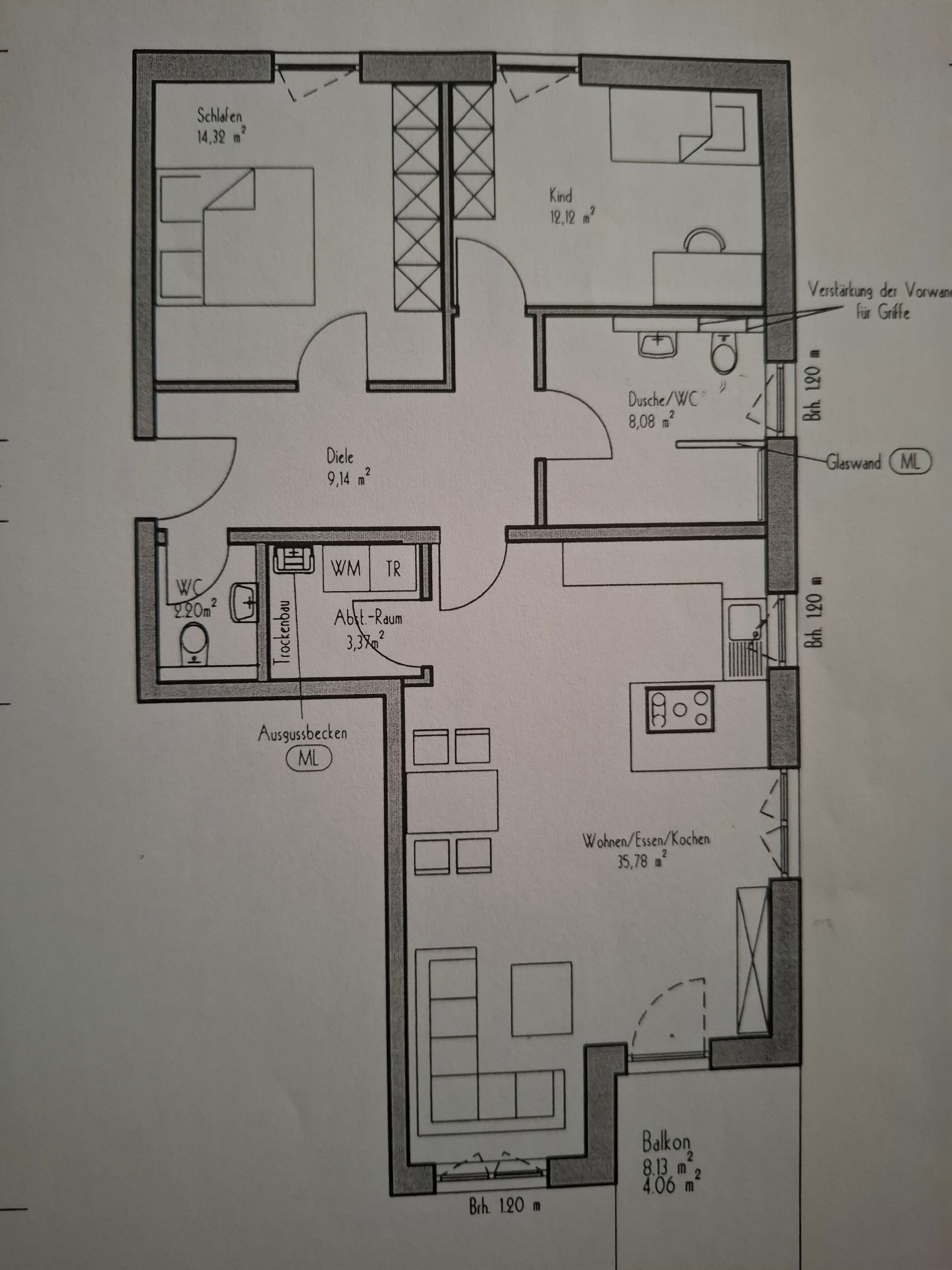 Wohnung zur Miete 1.010 € 3 Zimmer 89 m²<br/>Wohnfläche 2.<br/>Geschoss Prümer Str. 2 Hillesheim Hillesheim 54576