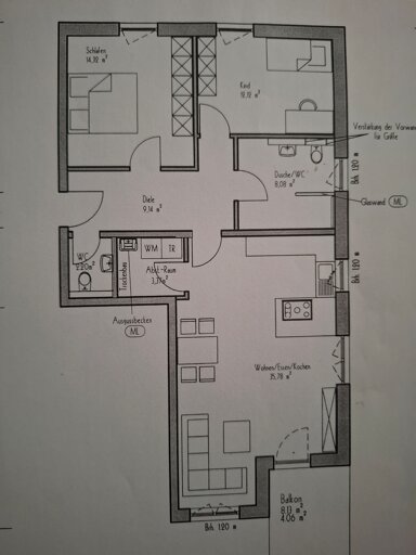 Wohnung zur Miete 1.010 € 3 Zimmer 89 m² 2. Geschoss Prümer Str. 2 Hillesheim Hillesheim 54576