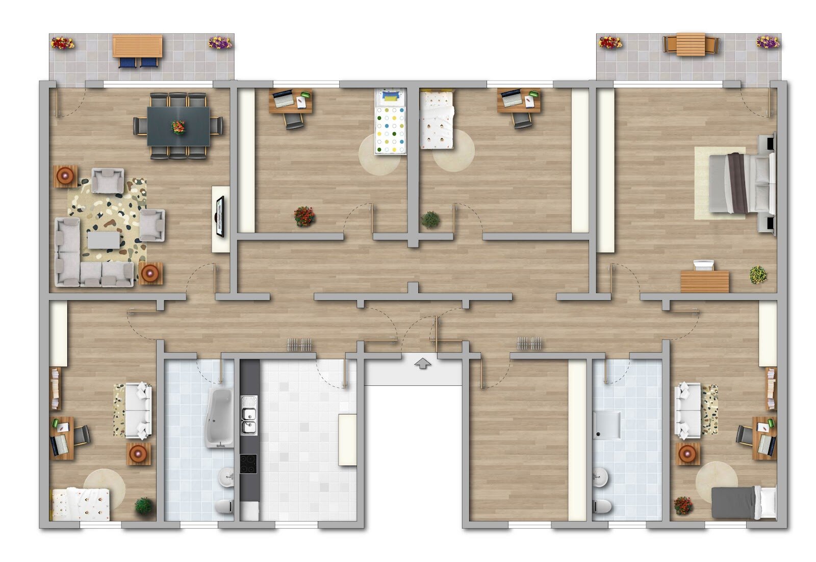 Wohnung zur Miete 747 € 6 Zimmer 119,7 m²<br/>Wohnfläche 4.<br/>Geschoss Straße Glück-Auf 8 Sangerhausen Sangerhausen 06526