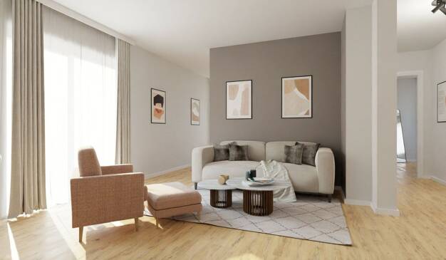 Wohnung zum Kauf - Neubau provisionsfrei 571.530 € 3 Zimmer 98,7 m² 2. Geschoss frei ab sofort Eichenweg 5 Göhren 18586