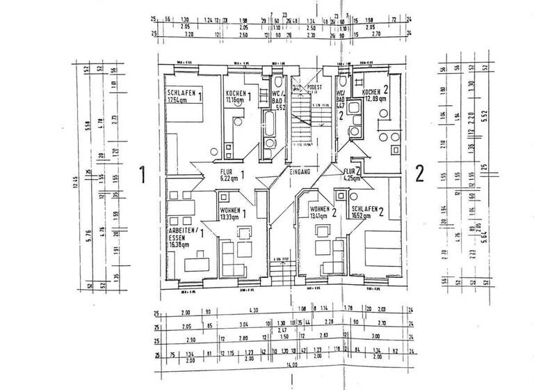 Wohnung zum Kauf 190.000 € 2 Zimmer 52 m² EG Oststadt Karlsruhe 76131