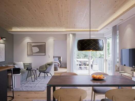 Wohnung zum Kauf - Neubau provisionsfrei 369.848 € 2 Zimmer 53,2 m² 1. Geschoss Karolinenhöhe 43 Kolbermoor 83059