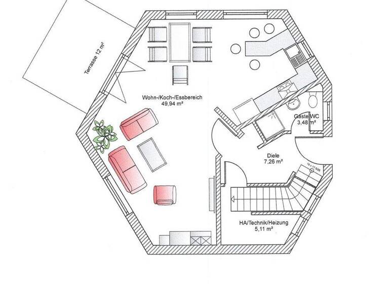 Haus zum Kauf provisionsfrei 698.500 € 130 m² 390 m² Grundstück Messel 64409