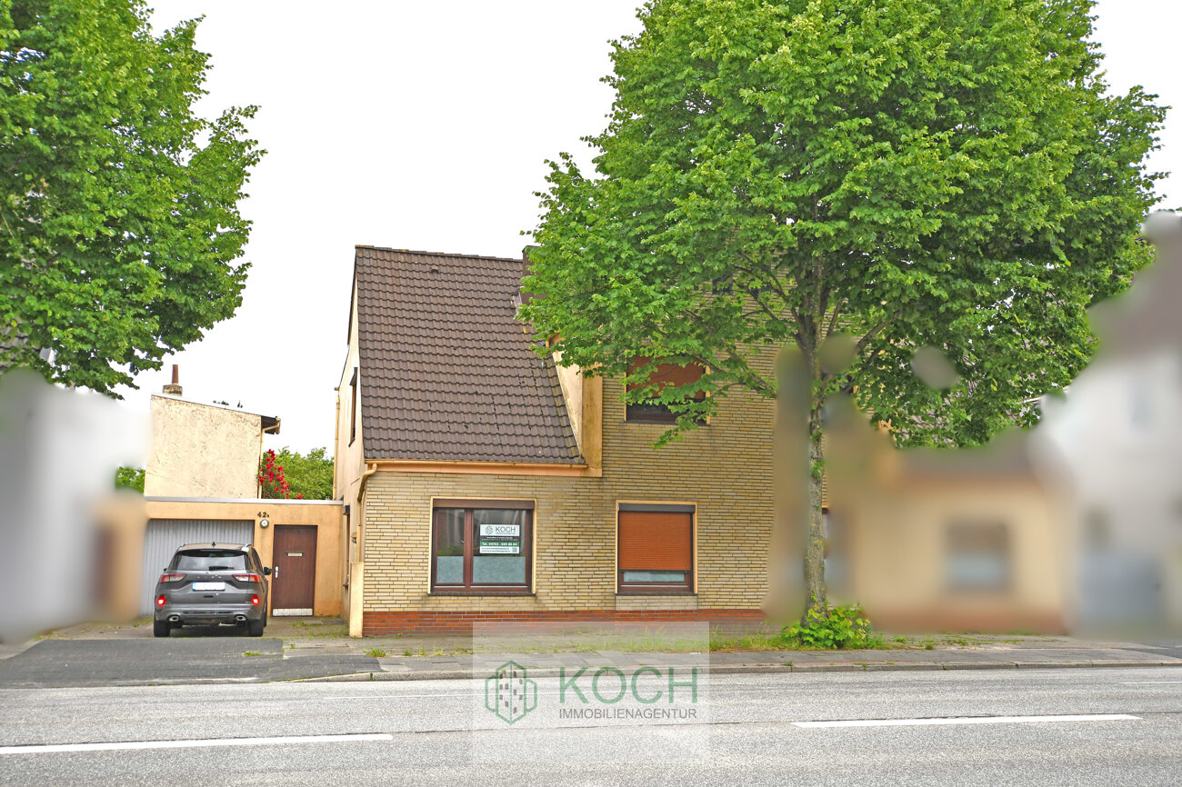 Doppelhaushälfte zum Kauf 179.000 € 4 Zimmer 120,4 m²<br/>Wohnfläche 1.121 m²<br/>Grundstück Eckernfeld Bremerhaven 27580