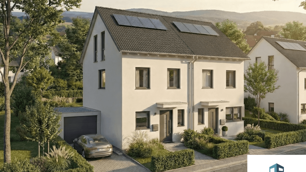 Moderne Doppelhaushälfte in Königstein im Taunus - werthaltiges Wohnen im KfW40-QNG-Standard