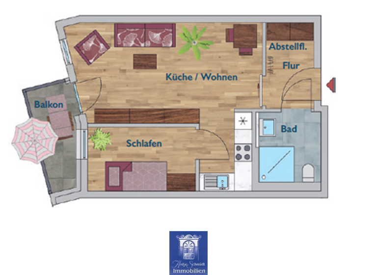 Wohnung zur Miete 600 € 2 Zimmer 46,1 m² Arnsdorf 01477