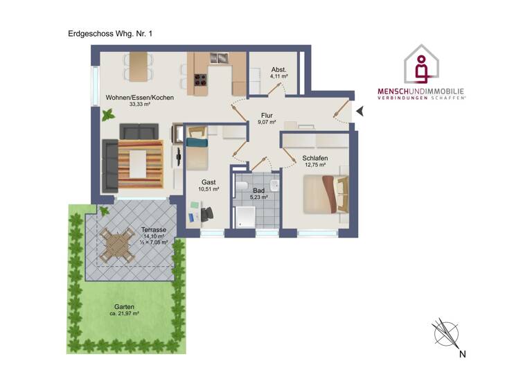 Wohnung zum Kauf provisionsfrei 339.000 € 3 Zimmer 82,1 m²<br/>Wohnfläche ab sofort<br/>Verfügbarkeit Drensteinfurt Drensteinfurt 48317