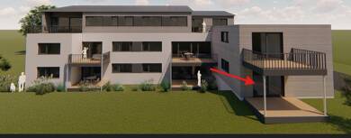 Wohnung zur Miete 590 € 2 Zimmer 55 m² Am Rain 8 Stetten Burladingen 72393