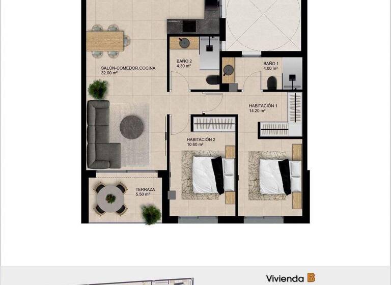 Wohnung zum Kauf provisionsfrei 207.000 € 2 Zimmer 84 m² Catral