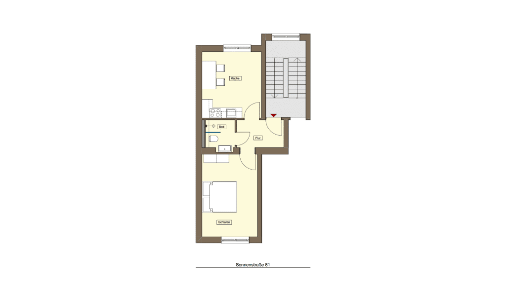 Wohnung zur Miete Wohnen auf Zeit 1.300 € 1 Zimmer 40 m²<br/>Wohnfläche 01.03.2025<br/>Verfügbarkeit Sonnenstraße Oberbilk Düsseldorf 40227